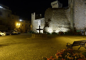 la piazza del castello