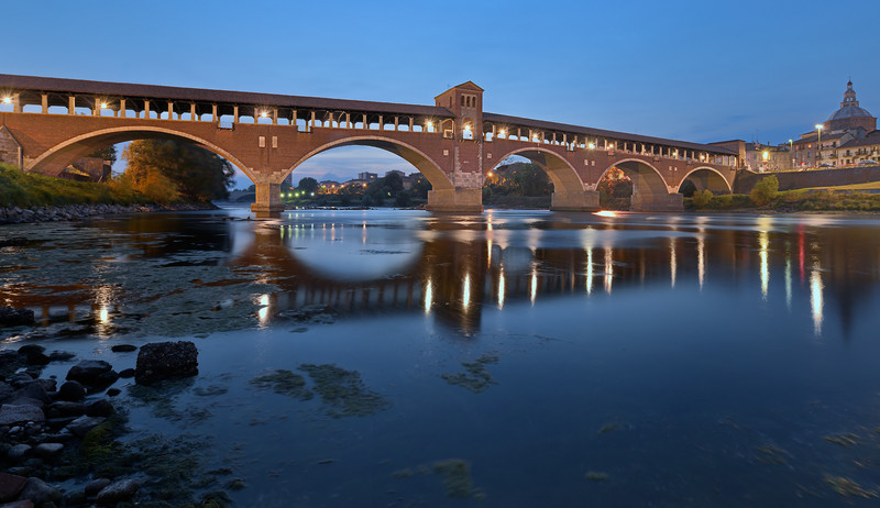''Luci al tramonto'' - Pavia
