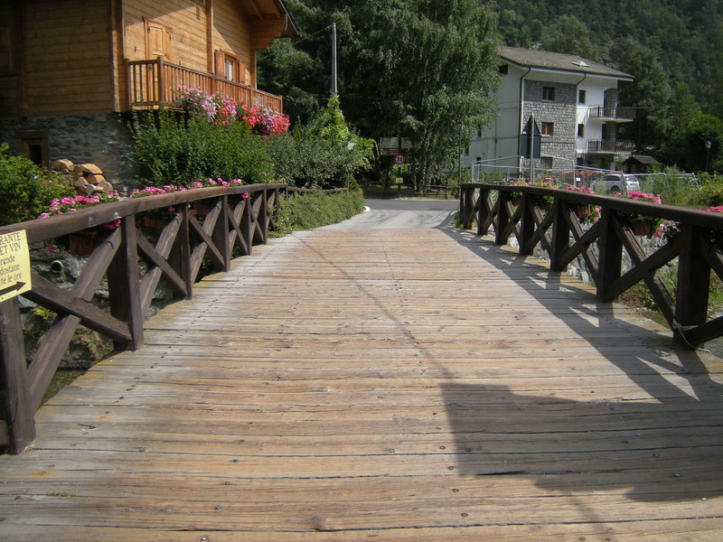 ''Antey St.André, ponte in legno'' - Antey-Saint-André