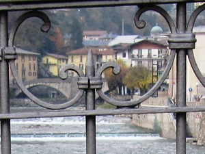 San Pellegrino Terme.Il Ponte incastonato