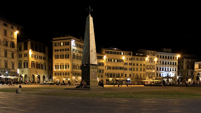 ''E’ notte in piazza S.M. Novella'' - Firenze