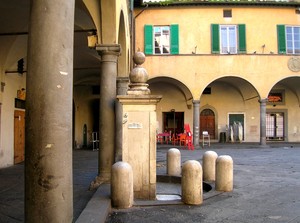 L’antica piazza nel centro storico