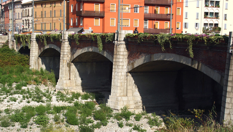 ''Il torrente Parma a secco'' - Parma