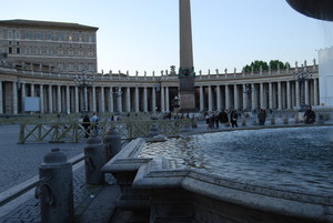 San Pietro da vista fontana