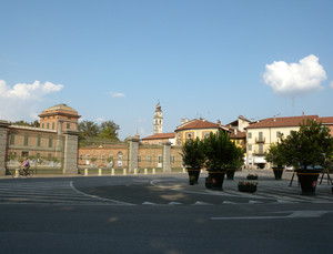 La piazza del castello