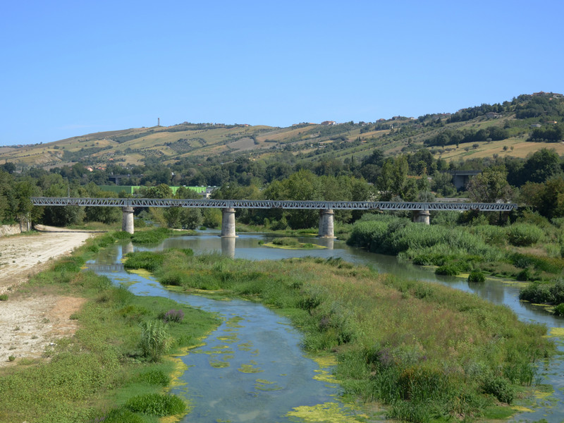 ''Ponte Ferroviario su l Fiume Tronto in f.ne Caselle'' - Maltignano