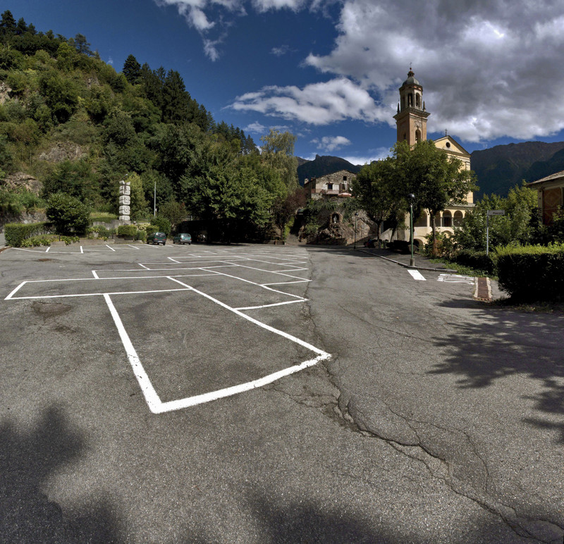 ''Piazza della Chiesa di S.M. Maggiore a Sondalo'' - Sondalo