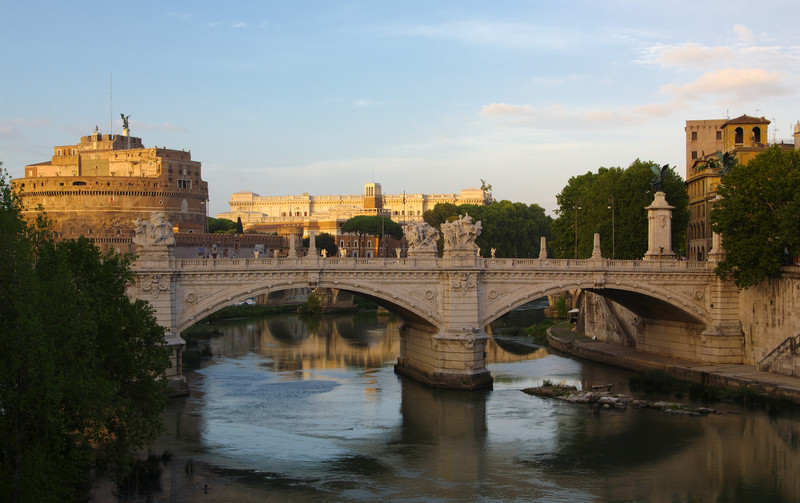 ''Tramonto sull’ansa del Tevere'' - Roma