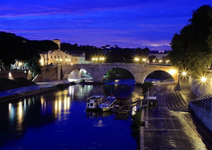 Ponte Cestio a risveglio