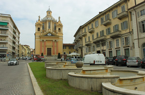 Piazza Cavour a Chieri