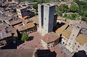 La piazza dall’ alto