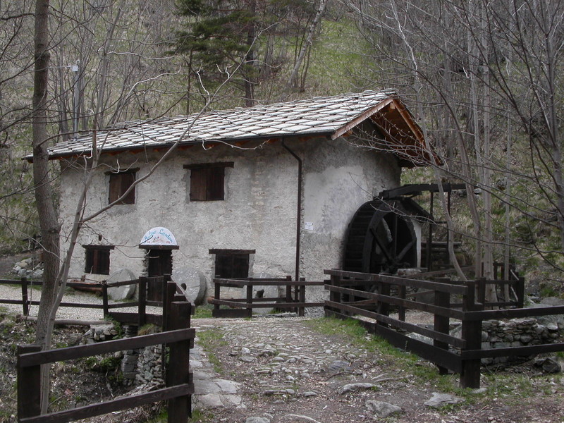 ''Usseaux, Val Chisone: il ponticello del vecchio mulino'' - Usseaux