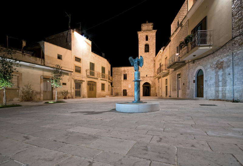 ''Piazzetta Santa Maria by night'' - Bitetto