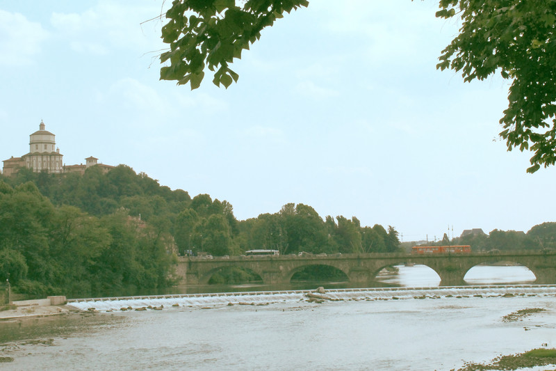 ''Panoramica del ponte Vittorio Emanuele I°'' - Torino