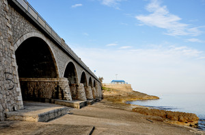 Ponte e mare a Marina di Leuca
