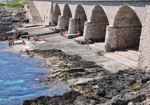 un bagno a Marina di Leuca