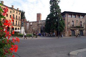 La piazza del Teatro Olimpico