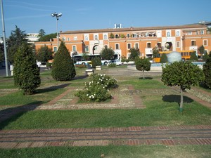 La piazza del comune a Latina