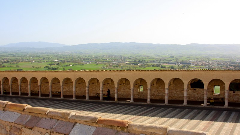 ''La piazza bassa'' - Assisi