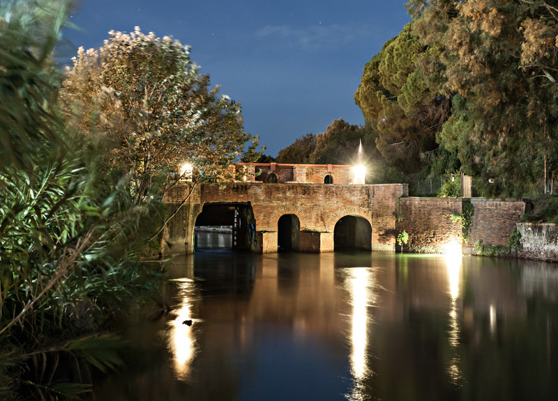 ''Ponte Rosso Notturno'' - Sabaudia
