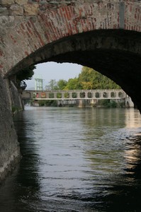ponte Romano, passerelal e Ponte Nuovo