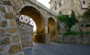 Il ponte che porta alla Rocca