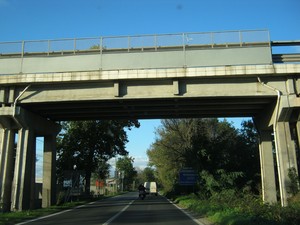 Viadotto sulla via Nettunense