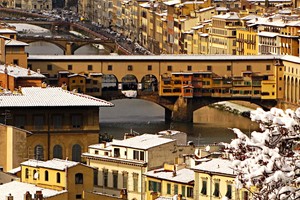 Ponte Vecchio “innevato”