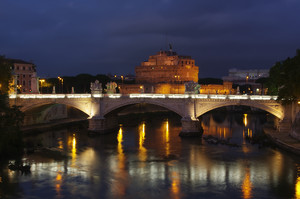 Luci colorate nella sera