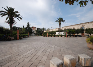 Una piazza nel centro di Triggiano