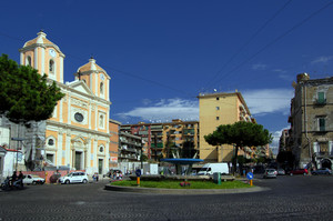piazza San Ciro al levar del sole