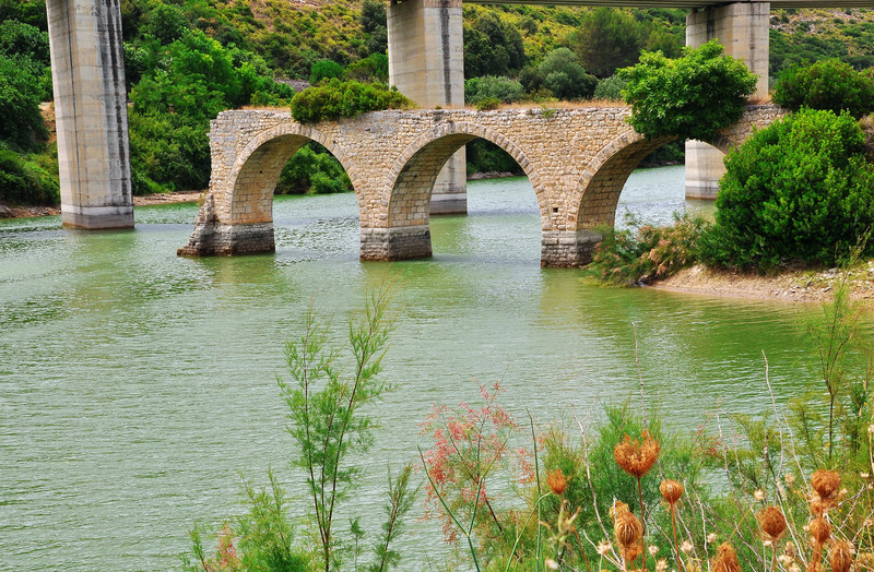 ''Vecchio Ponte Ferroviario sul lago Is Barrocus'' - Isili