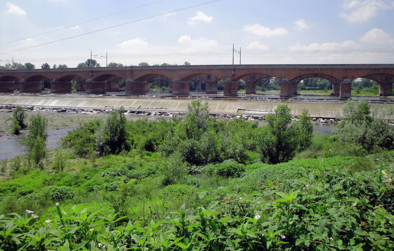 ''Ponte ferroviario sul fiume Trebbia'' - Rottofreno