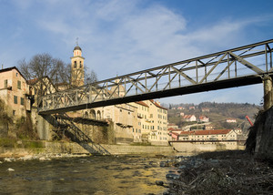 Passerella sul torrente Stura