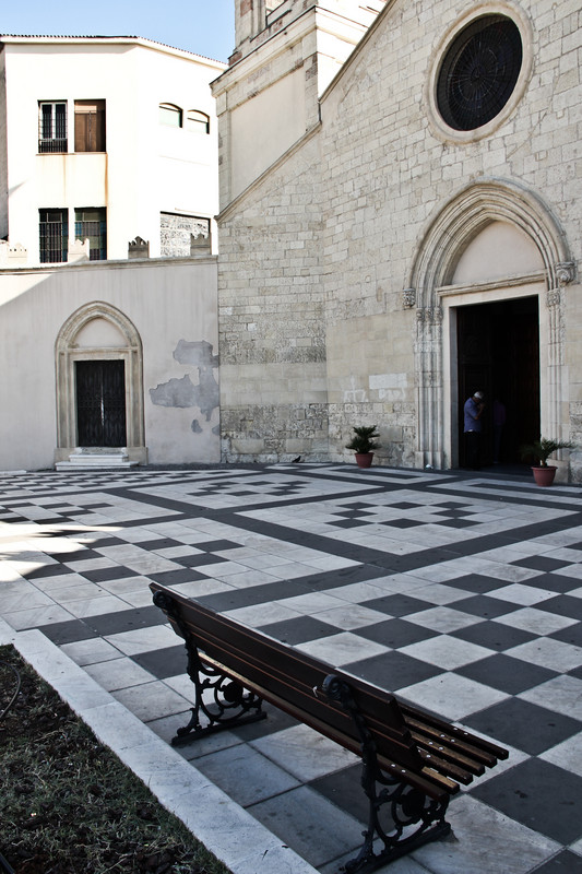 ''Piazzetta sulla chiesa del Redentore -Monserrato-'' - Monserrato