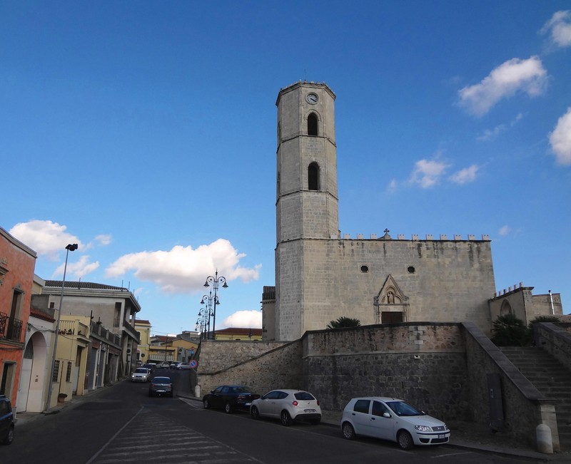 ''Piazza del popolo e san Leonardo'' - Serramanna