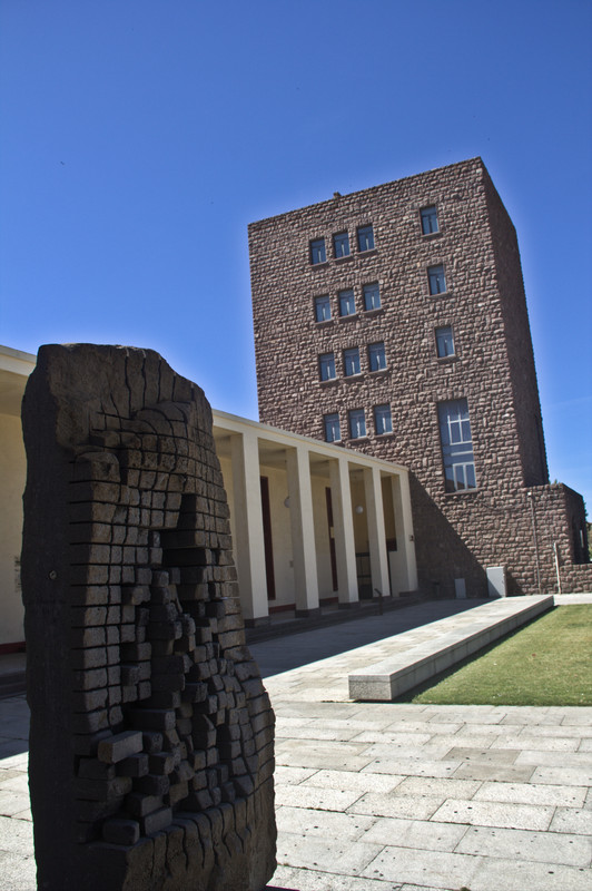 ''Torre Civica con pietra scolpita'' - Carbonia
