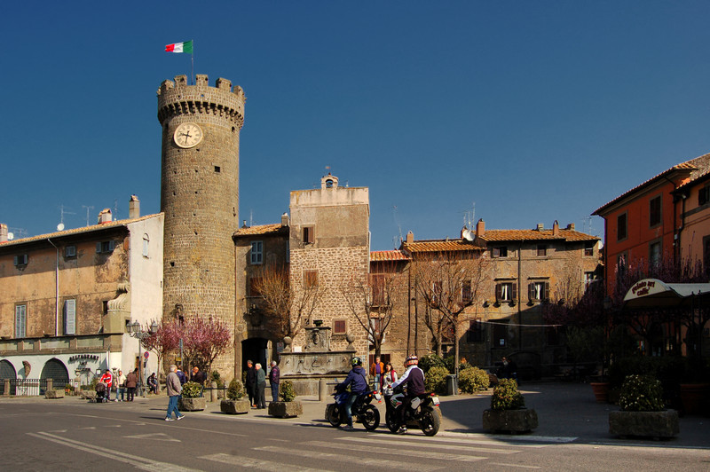 ''piazza XX settembre a Bagnaia'' - Viterbo