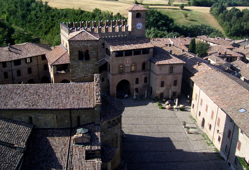 ''La piazza vista dall’alto'' - Castell'Arquato