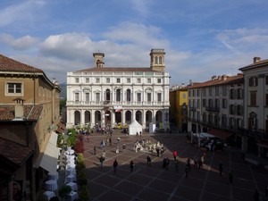 Piazza Vecchia dall’alto