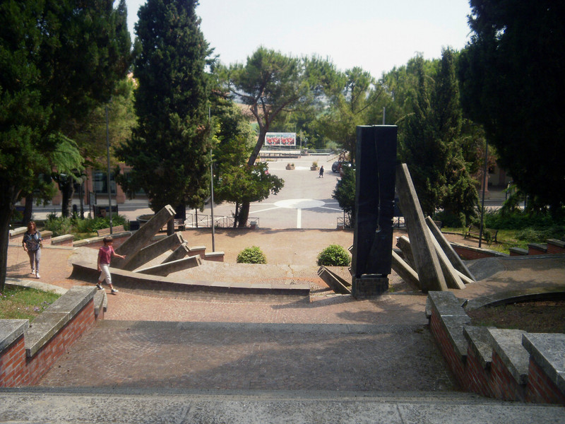 ''La Piazza vista dalla Chiesa di Santa Maria Assunta'' - Coriano
