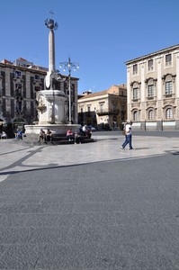 “U Liotru” in Piazza Duomo