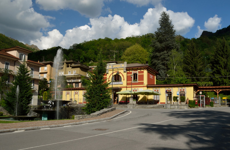 ''Piazza Granelli, the other side'' - San Pellegrino Terme