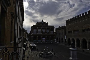 Piazza Cavour vista dall’alto