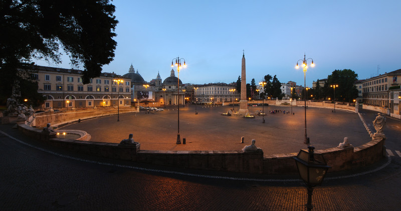 ''Tutta piazza del Popolo'' - Roma