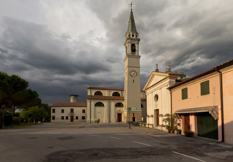 ''Temporale serale in Piazza Umberto I'' - Bovolenta
