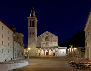 Piazza Duomo in blu