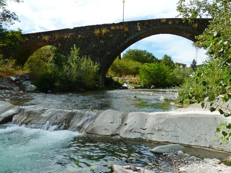 ''Ponte con piccola cascata'' - Pontremoli