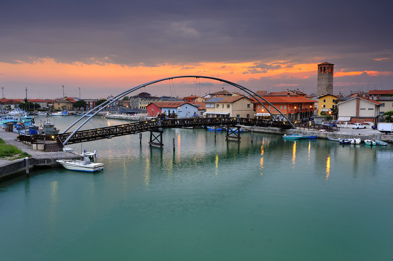 ''Marano Lagunare – Il ponte pedonale'' - Marano Lagunare