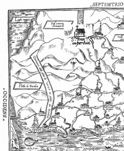 Monte S. Francesco s/Velate: mappa del Cinquecento che evidenzia il luogo